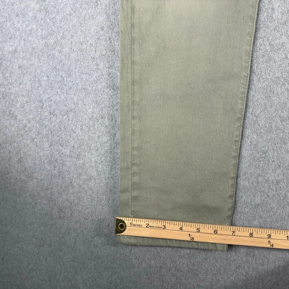 Levi's 502 Jeans Mens 34x31 Premium Regular Taper Jeans Green Denim